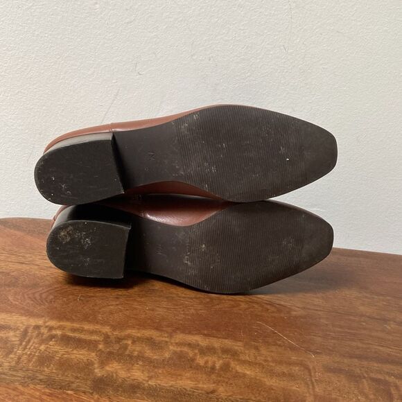Talbots Brown Leather Chelsea Ankle Boots - Picture 7 of 13